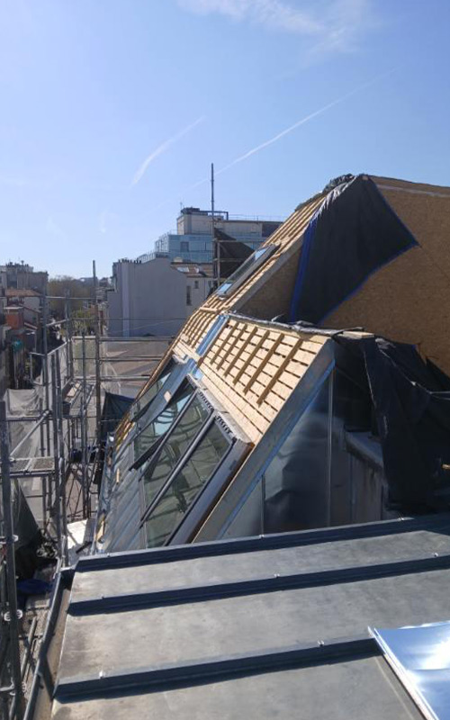 Agrandissement, extension et surélévation de maison au Vésinet (78110) – Les Compagnons Moëllo, artisans dans les Yvelines