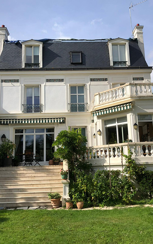 Des artisans qualifiés pour le ravalement de façade et la peinture extérieure de votre maison au Vésinet (78110) dans les  Yvelines