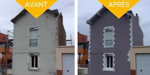 Ravalement de façade et peinture extérieur au Vésinet (78110) dans les Yvelines (78)